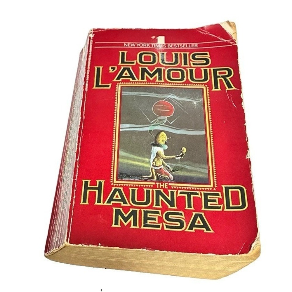 Louis L'Amour Paperback Book Adult OS Red Fair The Haunted Mesa 1988 Vintage